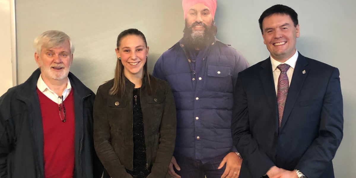 Dale Lovick – Lexi Lazenby – Jagmeet Singh – MP Alistair MacGregor